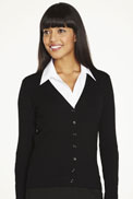 Ladies V Neck Cardigan